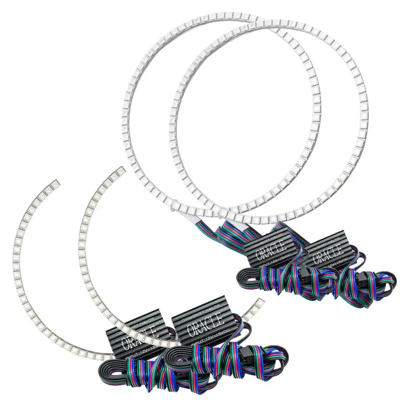 Oracle Colorshift Dual Halo Led Headlight Kit – Toyota Tundra (2014–2017), No Controller Included 1