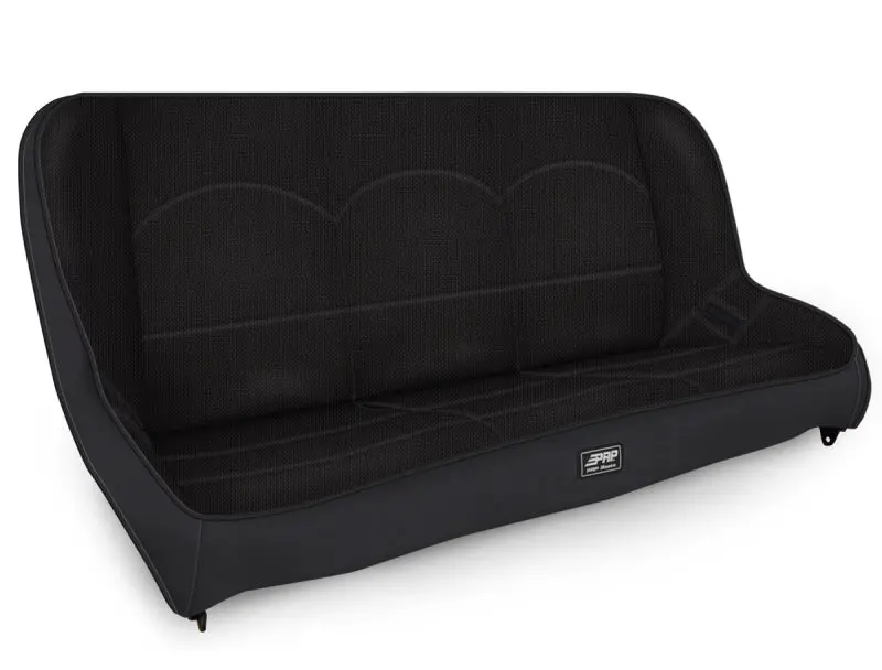 Prp Low-Back Rear Bench Seat For Jeep Jku/Jlu Models – Black Upholstery 1