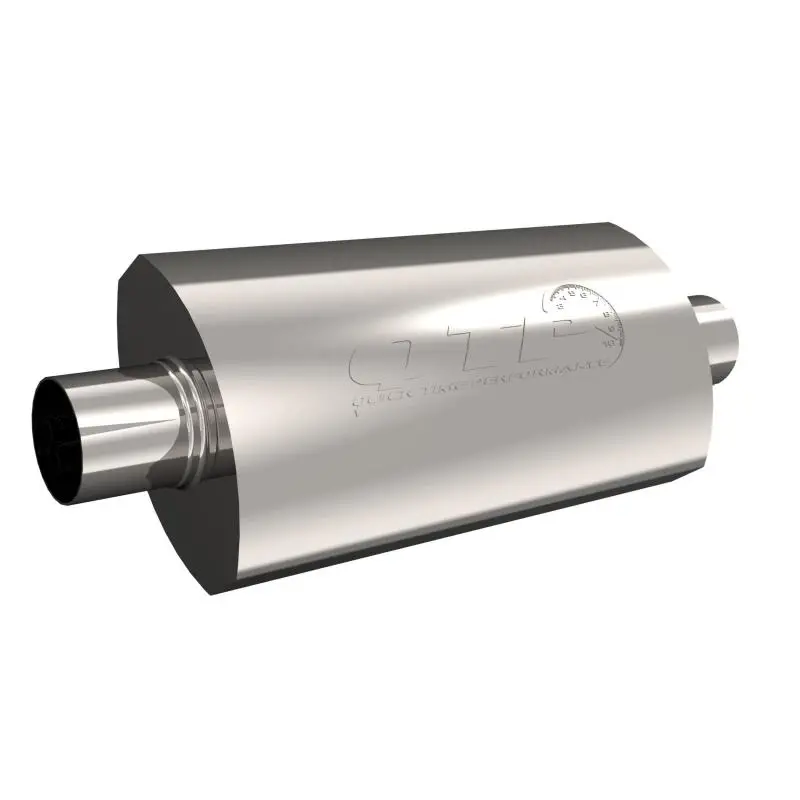 Qtp 2.5-Inch Weld-On Ar3 Muffler – 304 Stainless Steel Performance Exhaust Component 1
