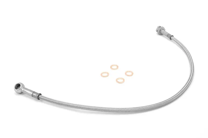 Rugged Ridge Stainless Steel Front Brake Hoses For 1976–1981 Jeep Cj5, Cj7, And Cj8 1