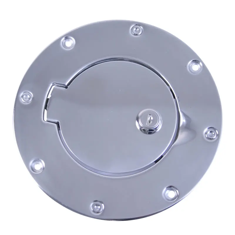 Rugged Ridge Stainless Steel Locking Gas Cap Door For 1997–2006 Jeep Wrangler Tj 1