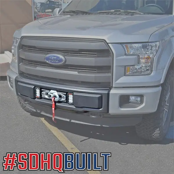 Sdhq Winch Mount Bracket – Heavy-Duty Built Mount For 2015–2017 Non-Ecoboost Ford F-150 1