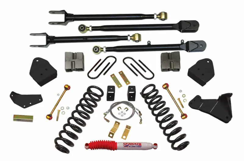Skyjacker 6-Inch Lift Kit With Leaf Spring Shackle For 2008 Ford F-250 4Wd Gas Models 1