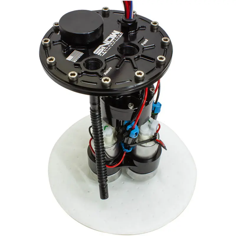 Snow Performance Dual-Pump Fuel Hat – Universal 15–20 Gallon Tank With 9.72" Depth 1