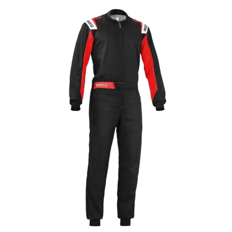Sparco Rookie Racing Suit – Xs Size, Black And Red Design 1