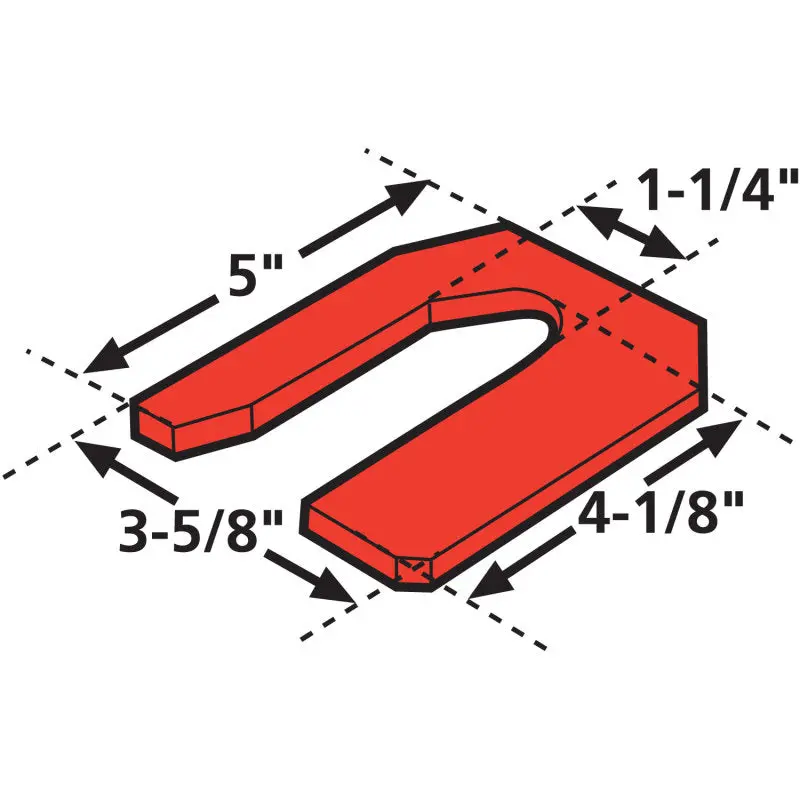 Spc Performance Shim Pack – 1/8-Inch Thickness, Set Of Six For Alignment Correction 1