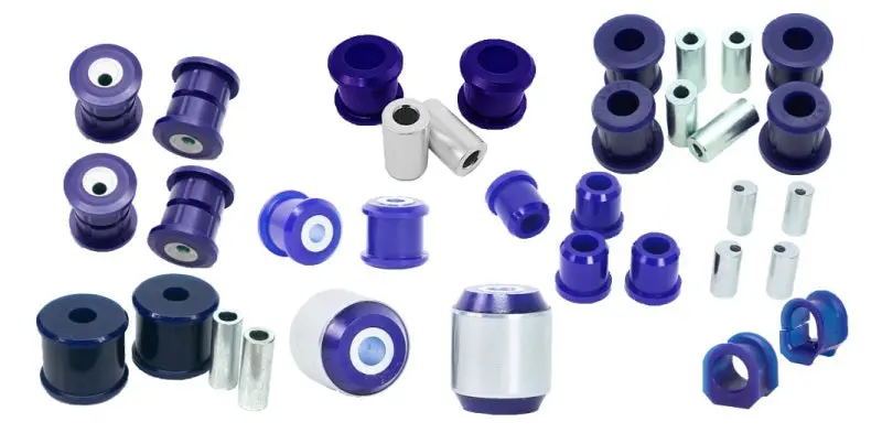 Superpro Camber-Adjustable Full Bushing Kit For 1993 Mazda Rx-7 – Front And Rear Polyurethane Replacement System 1