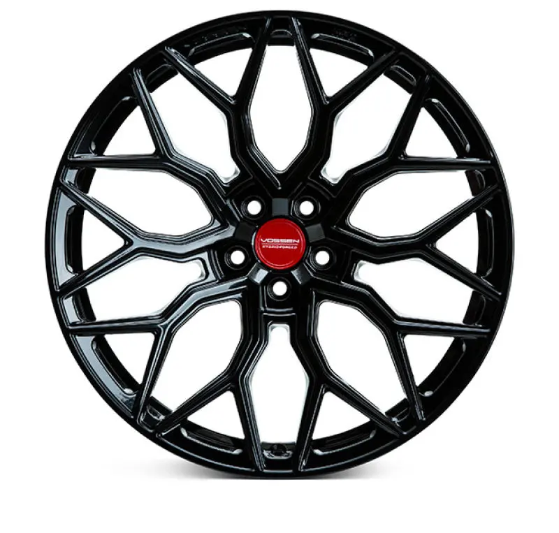 Vossen Hf-2 Forged Wheel – 22X10.5 Inches, 5X120 Bolt Pattern, Et38 Offset, Gloss Black Deep Face 1