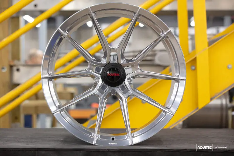 Vossen X Novitec Nf10 Brushed Gloss Clear Forged Alloy Rear Wheel – 21×11.5", 5×114.3, Et29 – Designed For Ferrari 296 1