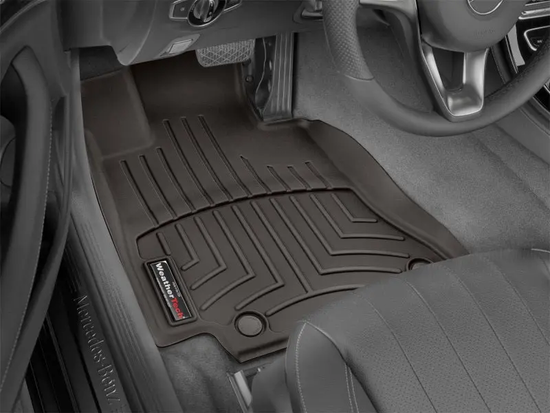 Weathertech Front Floorliner – Precision Molded For 2013–2014 Mercedes-Benz Sl-Class, Cocoa Interior Color Match 1