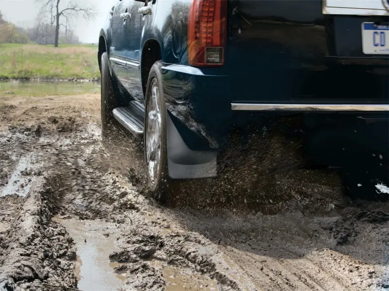 Weathertech No-Drill Rear Mudflaps For 2015 Chevrolet Colorado (Without Flares) 1