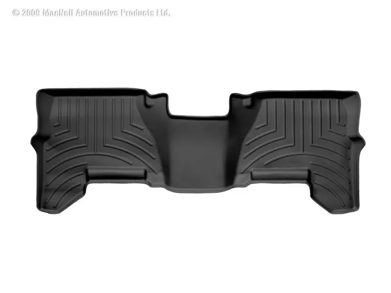 Weathertech Rear Floor Liners For 2005+ Nissan Xterra – Black Heavy-Duty Design 1