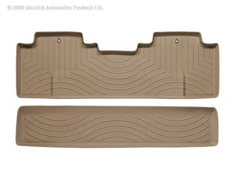 Weathertech Rear Floor Liners For 2006+ Honda Ridgeline – Tan Color Fit 1