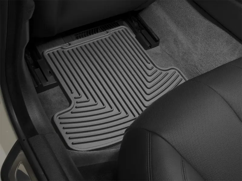 Weathertech Rear Floor Mats For 2017+ Mercedes-Benz C-Class – Black Rubber 1
