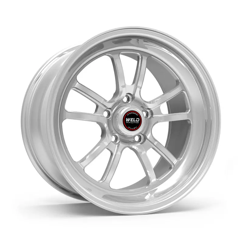 Weld S70 Rt-S Forged Aluminum Wheel: 17×9 Inches, 5×120 Bolt Pattern, 6.8-Inch Backspace, Polished Center & Shell 1