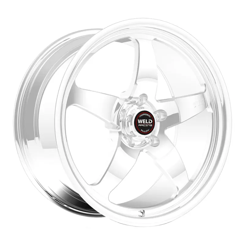 Weld S71 Polished Aluminum Wheel – 20X15.5 Inches, 5X4.5 Bolt Pattern, 5.8-Inch Backspace, Non-Beadlock 1