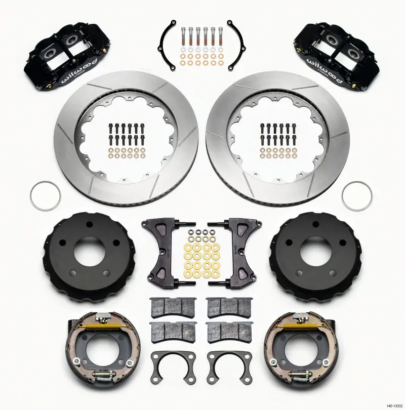 Wilwood Narrow Superlite 4R Rear Parking Brake Kit – 14" Rotor, Fits Small-Ford & Bronco (5×5.5" Bolt Pattern) 1