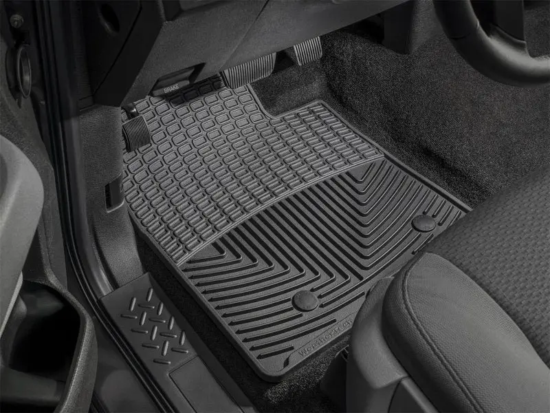 Wt Rubber Floor Mats – Rear Set, Black 1