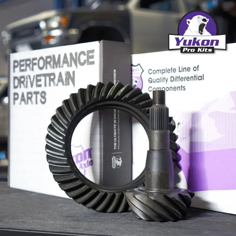 Yukon Gear 10.5-Inch Ford Rear Ring & Pinion Install Kit: 4.56 Ratio, 35-Spline Positraction 1