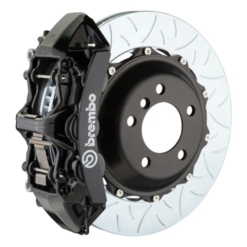 Brembo Gt Big Brake Kit For 2014–2015 Lexus Is250 / Is250 F-Sport (Awd) – Front, 6-Piston Calipers, 380X32Mm Slotted Two-Piece Rotors, Type 3 Black Finish 1