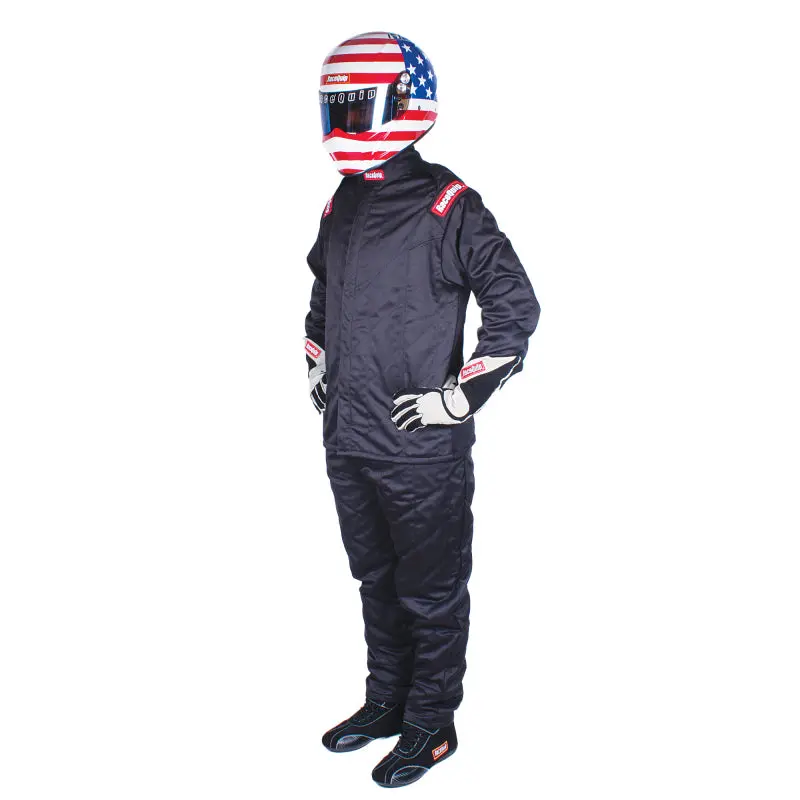 Racequip Chevron-5 Racing Jacket – Sfi 3.2A/5 Certified, Black, Size Xlg 1