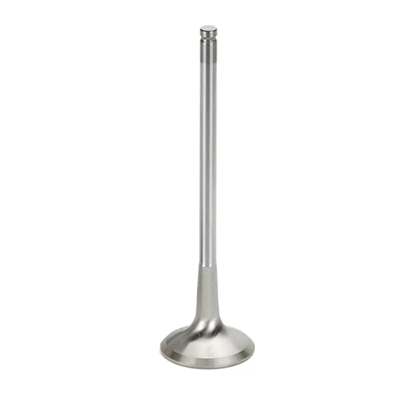 Supertech Inconel Exhaust Valve For Nissan Tb48De 24V – Chrome-Finished, Flat Design (Single, Driver Side Only) 1