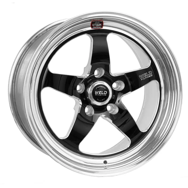 Weld S71 Forged Aluminum Wheel – 17X8", 5X4.75", 5.3" Backspace, Medium Pad, Non-Beadlock, Matte Black 1