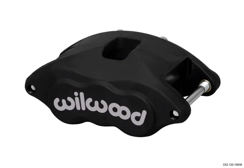 Wilwood D52 Caliper – Black Anodized, Dual 2.00" Pistons, Designed For 1.28" Thick Rotors 1