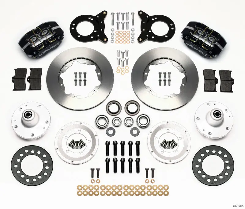 Wilwood Dynapro Front Dust Boot Kit For 11-Inch Rotors – Fits 1965–1969 Mustang Disc & Drum Spindles 1